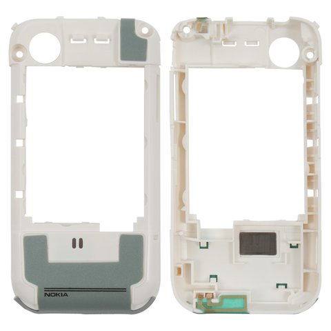 Housing Middle Part compatible with Nokia 5200, 5300, white, without components 