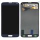 LCD compatible with Samsung G903 Galaxy S5 Neo, (dark blue, without frame, original (change glass) )
