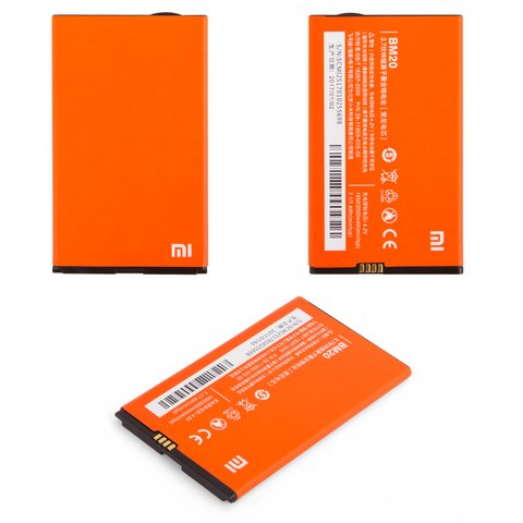 Battery BM20 compatible with Xiaomi Mi 2, Li ion, 3.7 V, 1930 mAh, Original PRC  