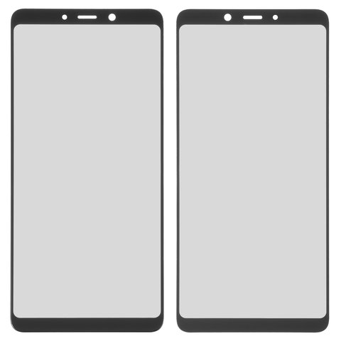 Housing Glass compatible with Samsung A920F DS Galaxy A9 2018 , black 