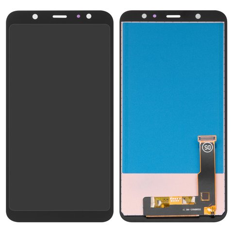 LCD compatible with Samsung A605 Dual Galaxy A6+ 2018 , black, with light adjustable, Best copy, without frame, Copy, TFT  