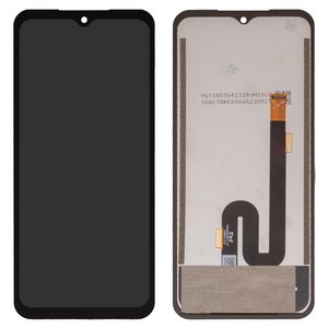 LCD compatible with Ulefone Armor 21, black, without frame, original change glass 
