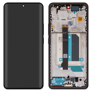 LCD compatible with Xiaomi Redmi Note 14 Pro Plus 5G, black, with frame, Original PRC , 24115RA8EG 