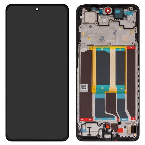 LCD compatible with OnePlus Nord CE4, black, with frame, Original PRC , CPH2613 