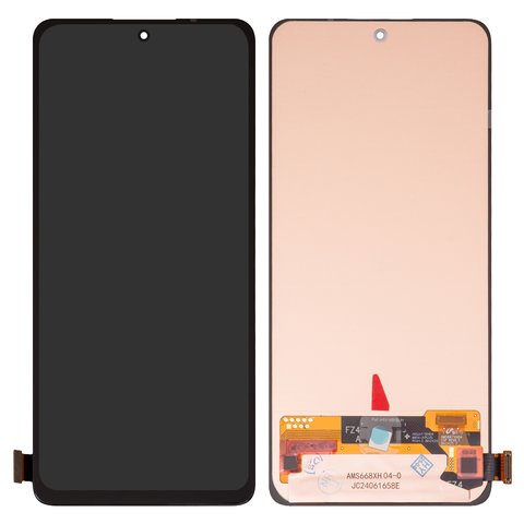 LCD compatible with Xiaomi Poco M7 Pro 5G , Redmi Note 14 4G, Redmi Note 14 5G, black, without frame, High Copy, OLED , 159.6mm, 24117RN76G, 24117RN76O, 24094RAD4G, global version 