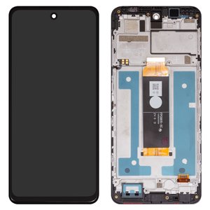 LCD compatible with HMD Pulse Pro, black, with frame, High Copy, FPC6615 5C 