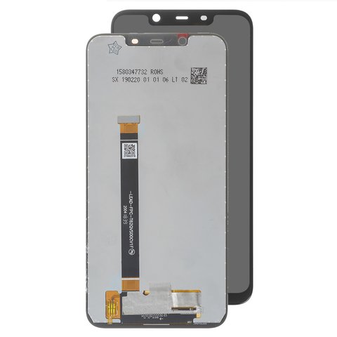 Pantalla LCD puede usarse con Nokia 7.1 Plus, negro, Original PRC 