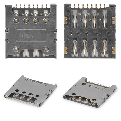 Conector de tarjeta SIM puede usarse con Huawei Ascend G630 U00, Ascend G630 U10, Ascend G630 U251