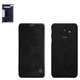 Funda Nillkin Qin leather case puede usarse con Samsung A600 Dual Galaxy A6 (2018), negro, libro, plástico, cuero PU, #6902048157873