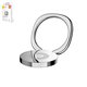 Soporte Baseus Privity, plateado, base pegante, anillos, metal, #SUMQ-0S