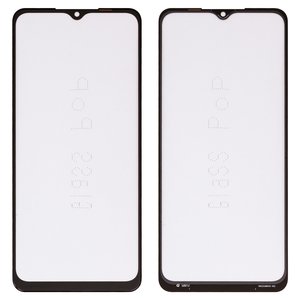 Vidrio de carcasa G+OCA PRO puede usarse con Samsung A125F Galaxy A12, con película OCA, negro