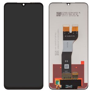 Pantalla LCD puede usarse con Samsung A057 Galaxy A05s, negro, sin marco, High Copy