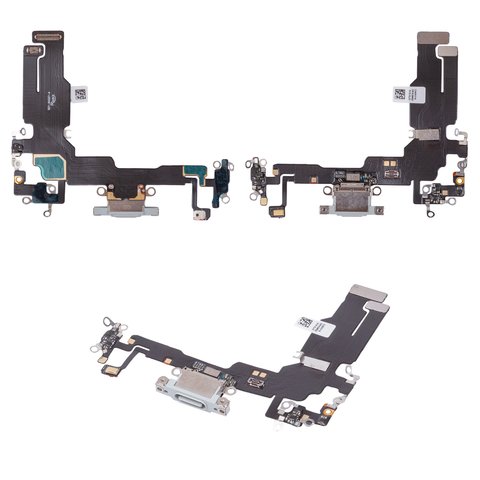 Cable flex puede usarse con iPhone 15, del conector de carga, azul claro, con micrófono, HC