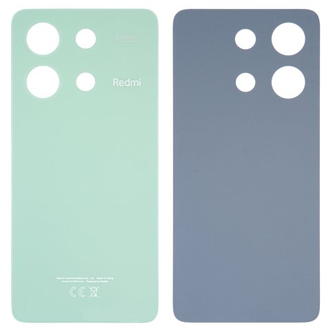 Panel trasero de carcasa puede usarse con Xiaomi Redmi Note 13 4G, verde, mint green