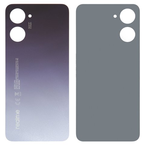 Panel trasero de carcasa puede usarse con Realme 10, negra