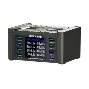 Adaptador de red Mechanic V Power 8 Pro, 110 W, Quick Charge, Power Delivery PD , 8 puertos