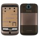 Корпус для HTC A3333 Wildfire, коричневий
