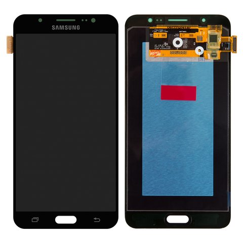 Дисплей для Samsung J710 Galaxy J7 2016 , чорний, без рамки, Original PRC , original glass