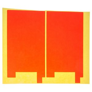 Захисний стікер підсвітки для Apple iPhone 6 Plus, iPhone 6S Plus, червоний, 10 шт.