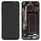 Дисплей для Samsung G955 Galaxy S8 Plus, чорний, з рамкою, Original (PRC), midnight black