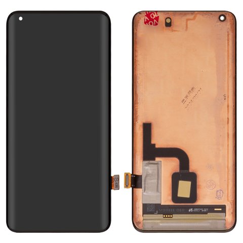 Дисплей для Xiaomi Mi 10, Mi 10 Pro, черный, без рамки, Оригинал переклеено стекло , samsung S  version, M2001J1G, M2001J2G, M2001J2I
