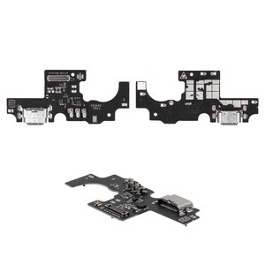 Шлейф для ZTE Blade A7S 2020 , конектора зарядки, з мікрофоном, High Copy, плата зарядки