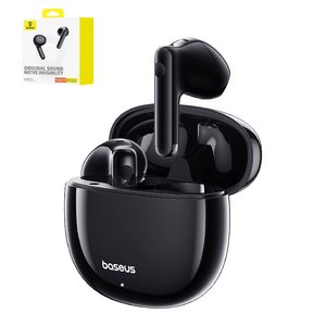 Гарнітура Baseus Bowie E13, бездротова, чорна, із зарядним кейсом, з кабелем, #A00059701127 Z1