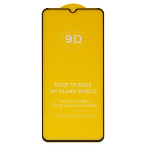 Защитное стекло для Realme C30, C33, совместимо с чехлом, Full Glue, без упаковки , черный