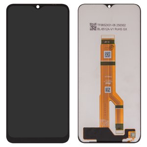 Дисплей для Huawei Honor X6b, черный, без рамки, High Copy, JDY LX1, JDY LX2