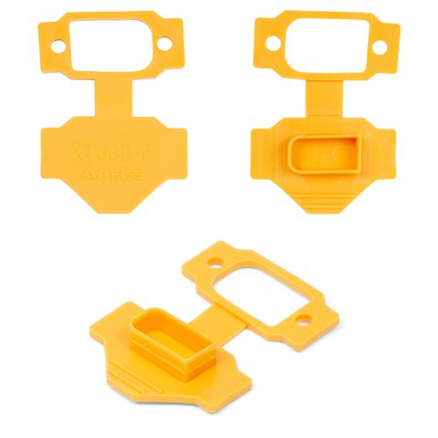 Заглушка Amass XT60E F, желтая, на панель