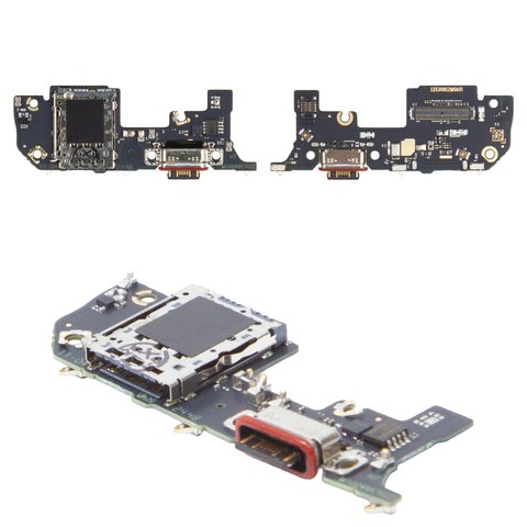 Шлейф для Xiaomi 14T Pro, коннектора зарядки, с компонентами, Original PRC , плата зарядки