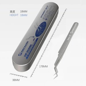 Пінцет монтажний Mechanic Aax 17, вигнутий, 120 мм