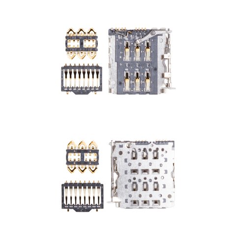 Коннектор SIM карты для Xiaomi Redmi Note 14 4G, Redmi Note 14 5G