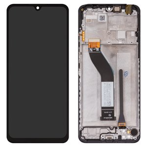 Дисплей для Xiaomi Poco C75, Redmi 14C 4G, Redmi 14C 5G, Redmi A4, чорний, з рамкою, Box , 2411DRN47C, 2409BRN2CA, 2409BRN2CG, 2409BRN2CY