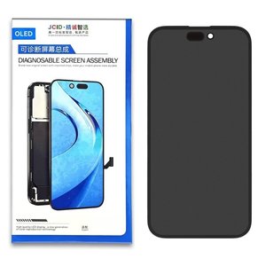 Дисплей JCID для iPhone 14 Pro, черный, с рамкой, без ошибки, OLED  JCID Diagnosable, 120Hz