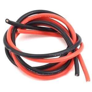 Провод в силиконовой изоляции 14AWG, 2,08 мм², 1 м, красный