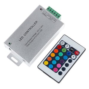 Контролер з ІЧ пультом HTL-010 (RGB, 5050, 3528, 144 Вт) Контролер з ІЧ пультом HTL-010 (RGB, 5050, 3528, 144 Вт)